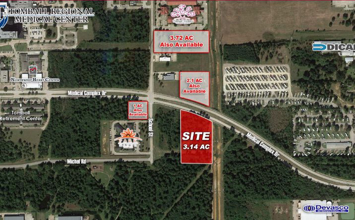 Pictures of Land property located at Medical Complex Dr, Tomball, TX 77375 for sales - image #1