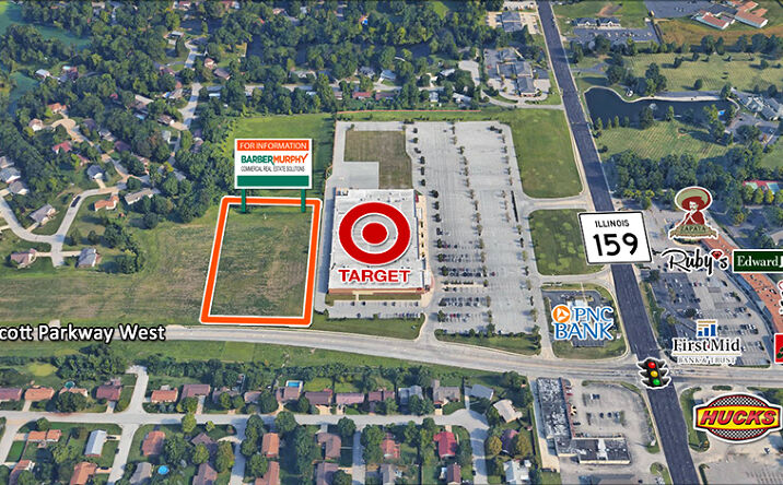 Pictures of Land property located at Frank Scott Parkway West, Fairview Heights, IL 62208 for sales - image #1