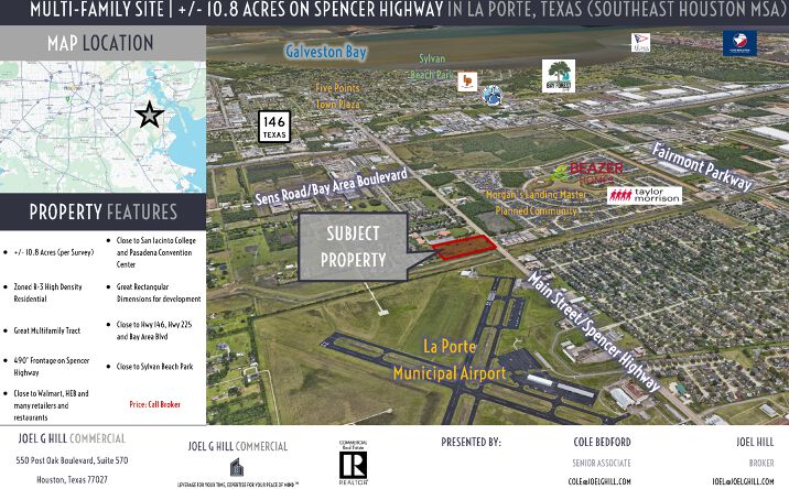 Pictures of Land property located at 10 Acres On Spencer Highway, La Porte, TX 77571 for sales - image #1