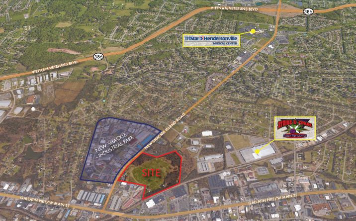 Pictures of Land, Retail property located at 100 New Shackle Island Rd, Hendersonville, TN 37075 for sales - image #1