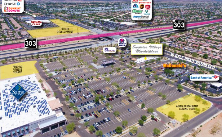 Pictures of Retail property located at 16581 W Bell Rd, Surprise, AZ 85374 for comps - image #1