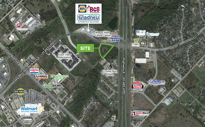 Pictures of Land property located at 3.79 Ac on Harvey Mitchell Parkway South, College Station, TX 77845 for sales - image #1