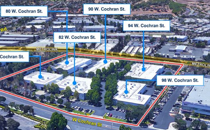 Pictures of Industrial property located at 90 W. Cochran Street, Unit D, Simi Valley, CA 93065 for comps - image #1