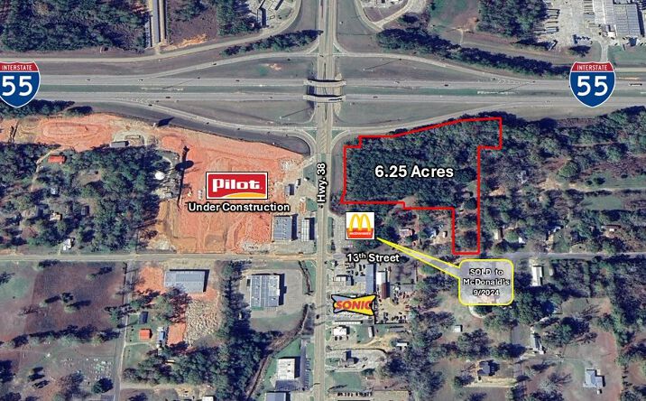 Pictures of Land property located at Hwy. 38 at 13th St, Kentwood, LA 70444 for sales - image #1