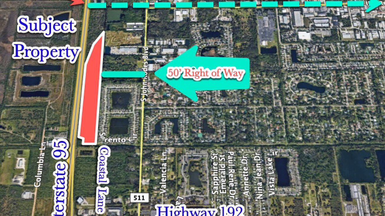 I95 and Coastal Lane, West Melbourne, FL 32904 Land for Sale