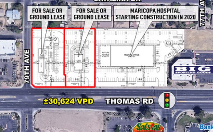 Pictures of Retail, Land property located at NEC 79th Ave & Thomas Rd, Phoenix, AZ 85035 for comps - image #1