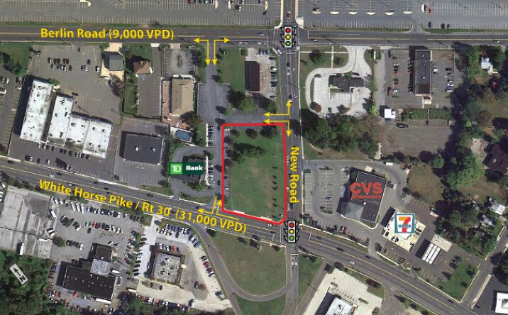 Pictures of Land property located at 57 S. White Horse Pike, Stratford, NJ 08084 for comps - image #1