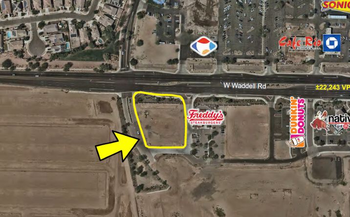 Pictures of Land property located at SWC Litchfield Rd & Waddell Rd, Surprise, AZ 85379 for comps - image #1