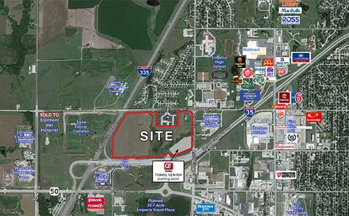 Pictures of Land property located at NEC of Interstate 35 & Interstate 335, Emporia, KS 66801 for sales - image #1