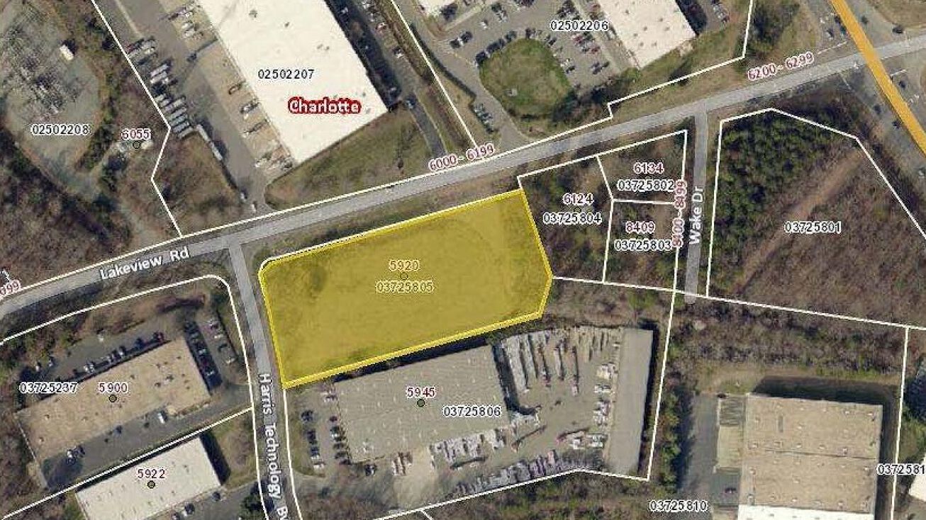 5920 Harris Technology Blvd, Charlotte, NC 28269 Land for Sale 5920