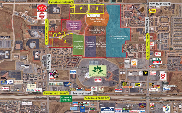 Pictures of Retail, Land property located at 2827  Watermark  Boulevard, Oklahoma City, OK 73134 for sales - image #1