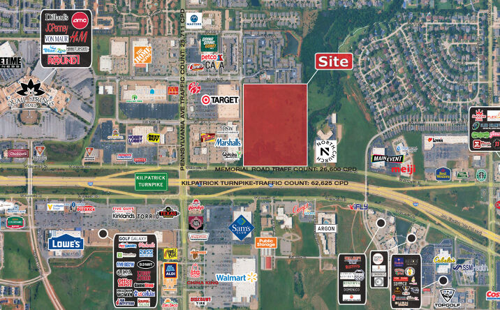Pictures of Land property located at 2001 W. Memorial Road, Oklahoma City, OK 73134 for sales - image #1