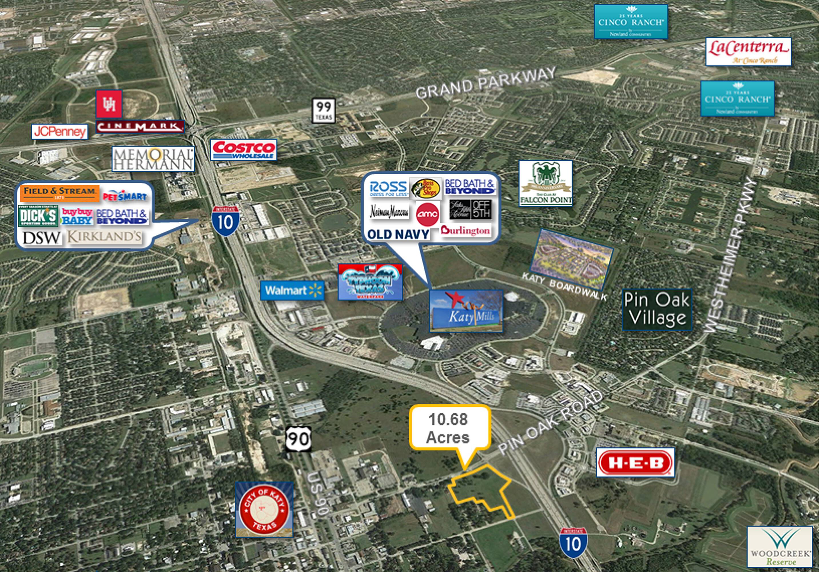 Pin Oak Road & Katy Freeway