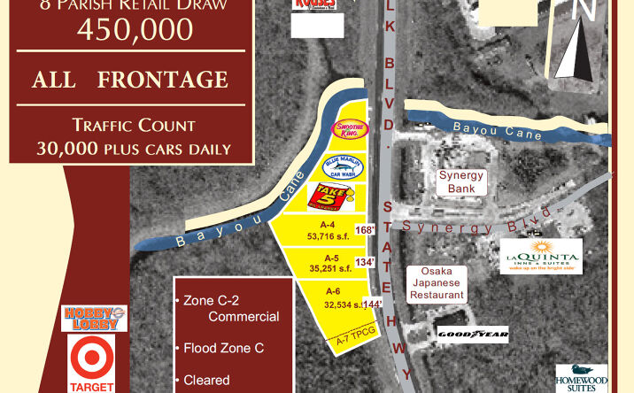 Pictures of Land property located at 1885 Martin Luther King Blvd, Houma, LA 70360 for sales - image #1