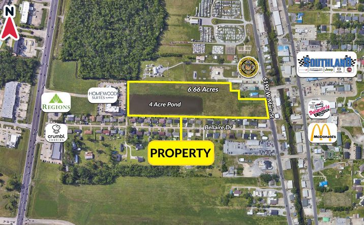 Pictures of Land property located at 6190 W Main St, Houma, LA 70360 for sales - image #1