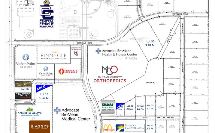 Pictures of Land property located at E. Empire and Trinity Lane, Bloomington, IL 61704 for sales - image #1