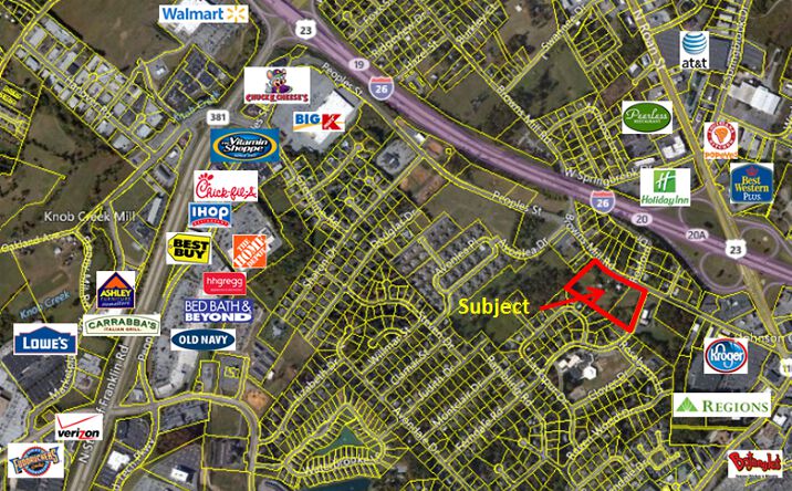 Pictures of Land property located at 2503 Browns Mill Rd, Johnson City, TN 37604 for sales - image #1