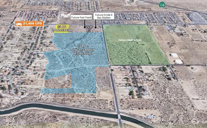 Pictures of Land property located at Pearblossom Hwy, Palmdale, CA 93552 for sales - image #1
