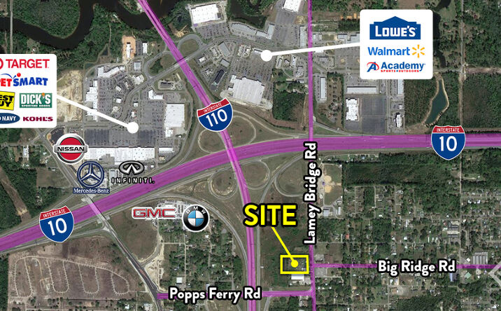 Pictures of Land property located at 11191 Lamey Bridge Rd, D'Iberville, MS 39540 for sales - image #1