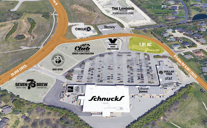 Pictures of Retail property located at 3720 - 3828 O’Fallon Road, O'Fallon, MO 63366 for sales - image #1