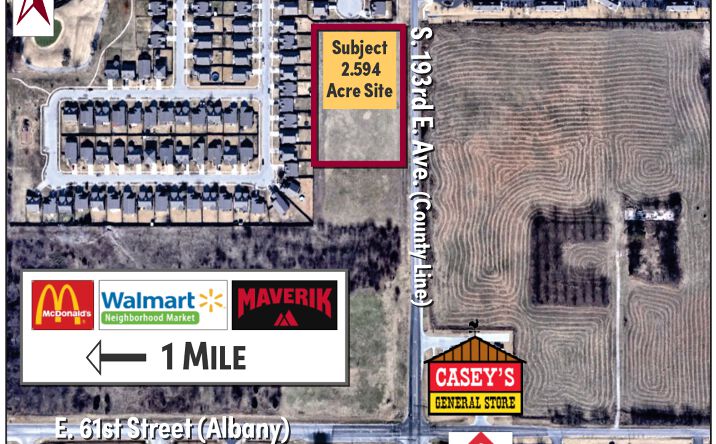 Pictures of Land property located at N of E 61 Street & 193 E Avenue, Broken Arrow, OK 74012 for sales - image #1