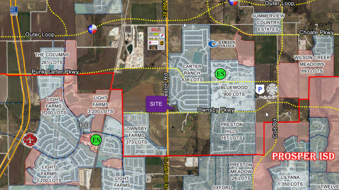 NEC Preston Rd. & Ownsby Pkwy. Celina TX, Celina, TX 75009 Land for