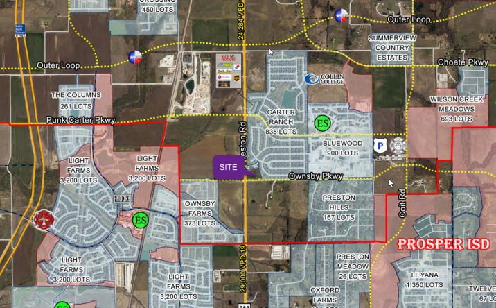 Pictures of Land property located at NEC Preston Rd. & Ownsby Pkwy. Celina TX, Celina, TX 75009 for sales - image #1