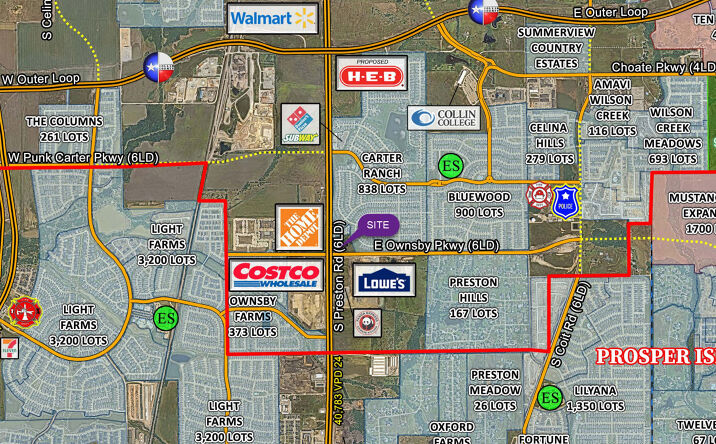 Pictures of Land property located at NEC Preston Rd. & Ownsby Pkwy. Celina TX, Celina, TX 75009 for sales - image #1