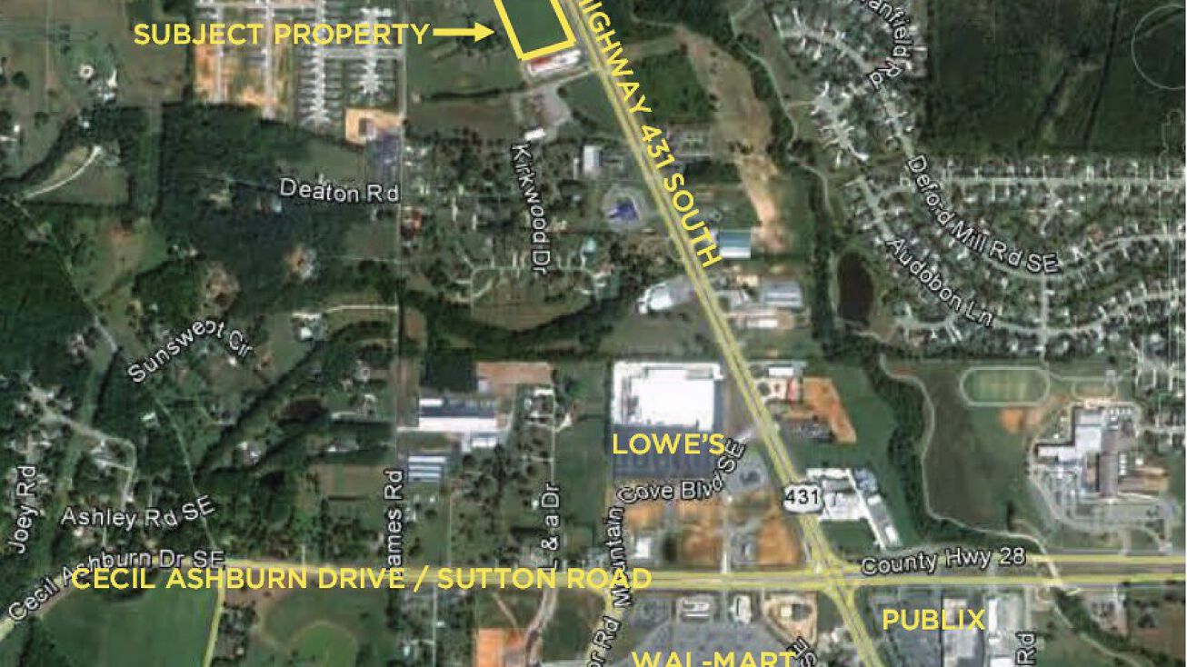 Pictures of Land property located at Highway 431 South, Owens Cross Roads, AL 35763 for sales - image #1