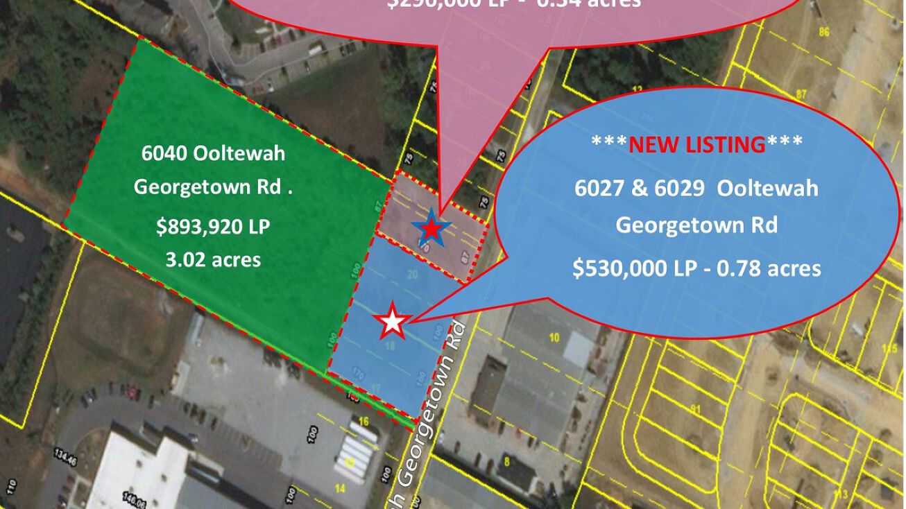 6027,6029,6033 & 6040 Ooltewah Rd, Ooltewah, TN 37363