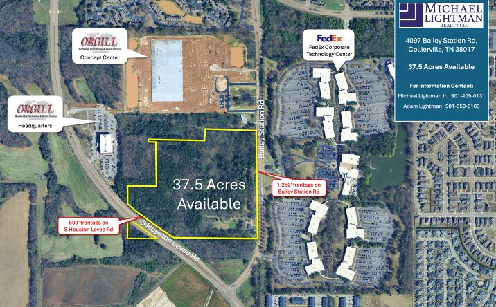 Pictures of Land property located at 4097 Bailey Station Rd, Collierville, TN 38017 for sales - image #1