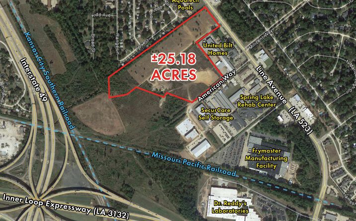 Pictures of Land property located at Line Ave, Shreveport, LA 71106 for sales - image #1