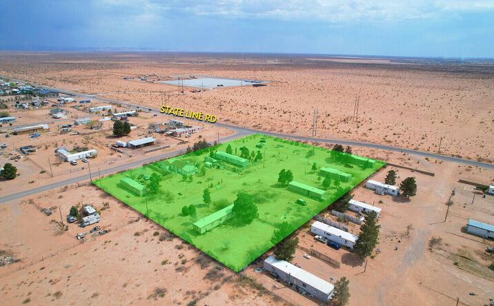 Pictures of Land, Mobile Home Park property located at 872 State Line Drive, Chaparral, NM 88081 for sales - image #1