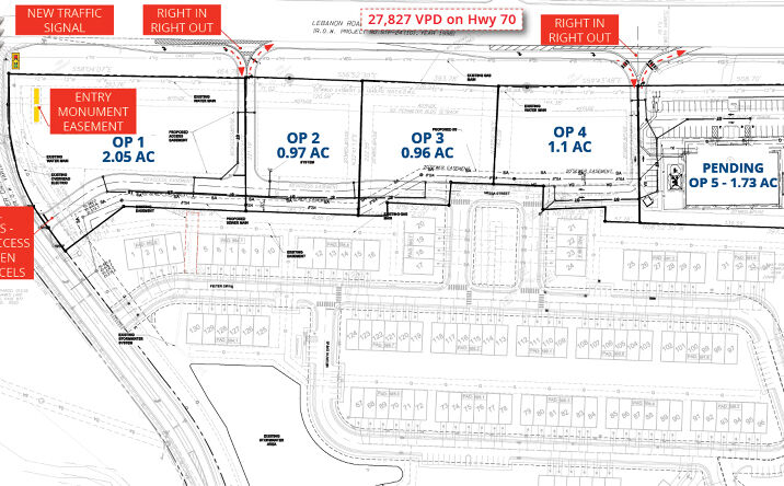 Pictures of Retail, Land property located at Highway 70 @ Palmer Road, Lebanon, TN 37087 for sales - image #1