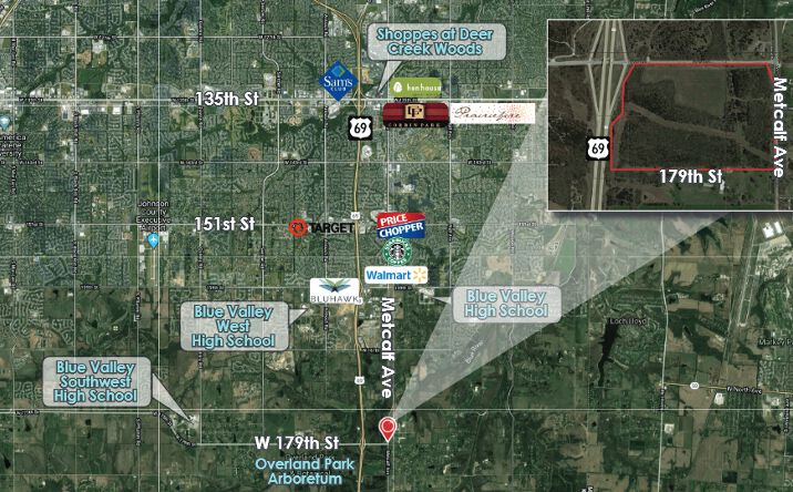 Pictures of Land property located at 179th St & Metcalf Ave, Overland Park, KS 66085 for sales - image #1