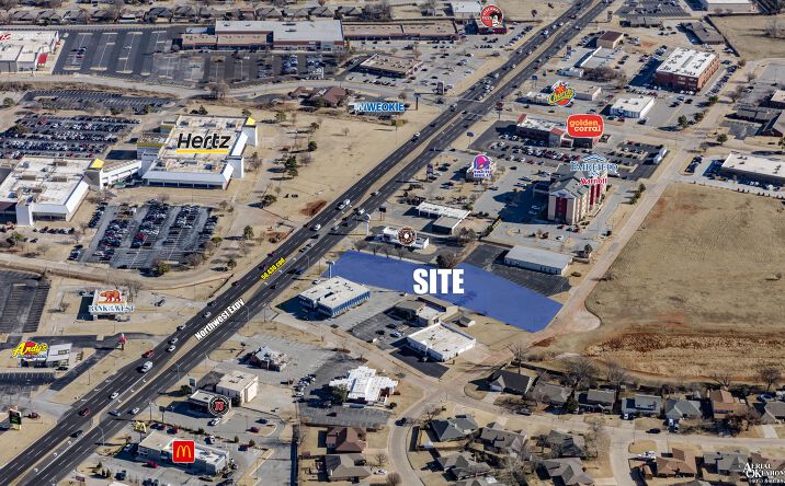 Pictures of Land property located at 5758 Northwest Expy, Warr Acres, OK 73132 for sales - image #1