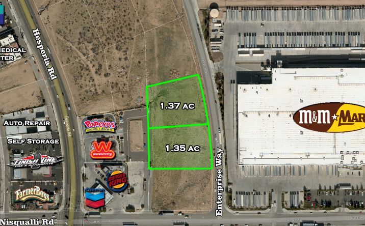 Pictures of Land property located at Hesperia Rd and Nisqualli Rd, Phelan, CA 92371 for sales - image #1