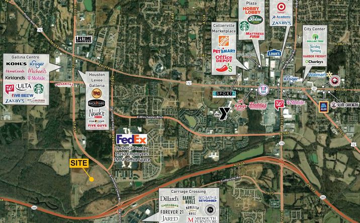 0 Hwy 72 West, Collierville, TN 38017 - Land for Sale - Hwy 72 ...