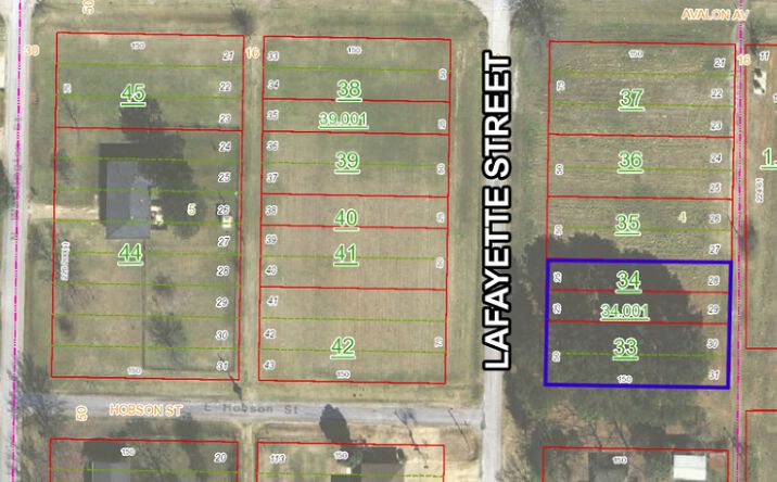 Pictures of Land property located at Lafayette Street, Tuscumbia, AL 35674 for sales - image #1
