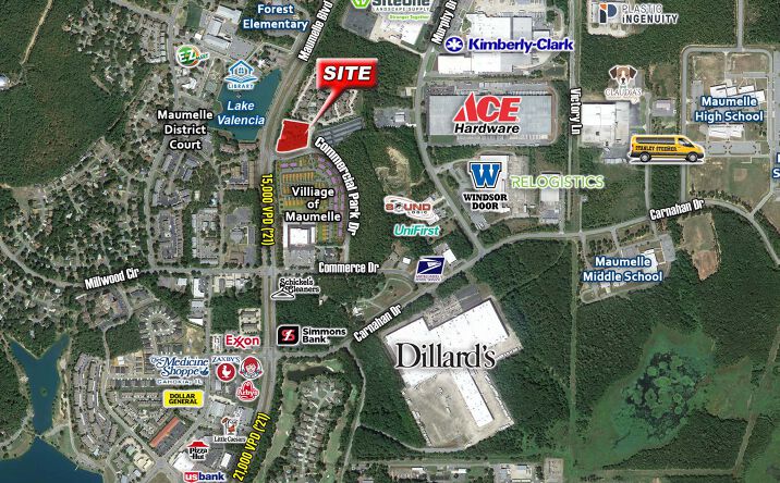 Pictures of Land property located at 16411 Maumelle Boulevard, Maumelle, AR 72113 for sales - image #1