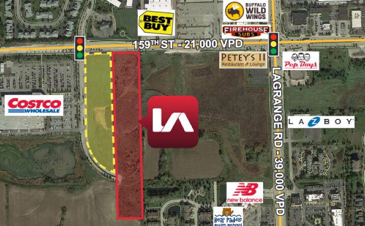 Pictures of Land property located at 9801 West 159th Street, Orland Park, IL 60467 for sales - image #1