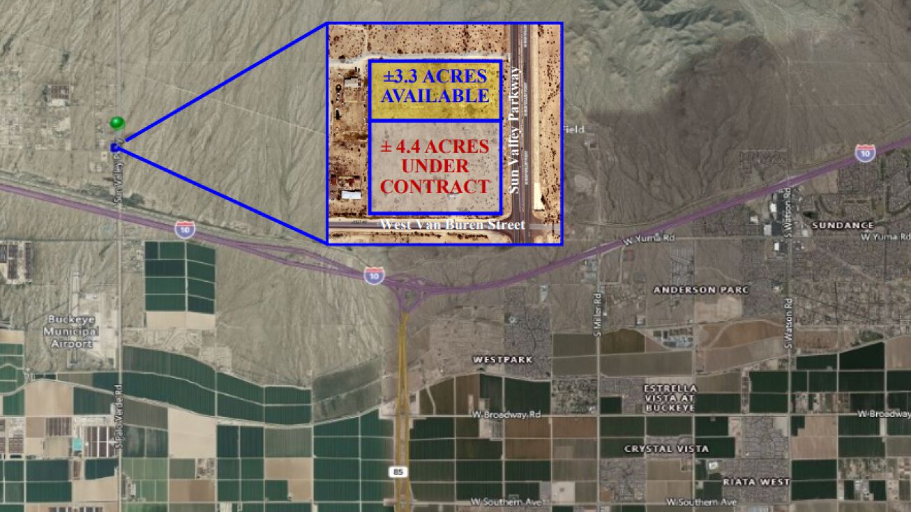 Pictures of Land property located at NWC Sun Valley Pkwy & Van Buren, Buckeye, AZ 85396 for sales - image #1