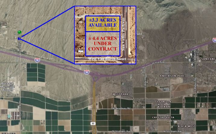 Pictures of Land property located at NWC Sun Valley Pkwy & Van Buren, Buckeye, AZ 85396 for sales - image #1