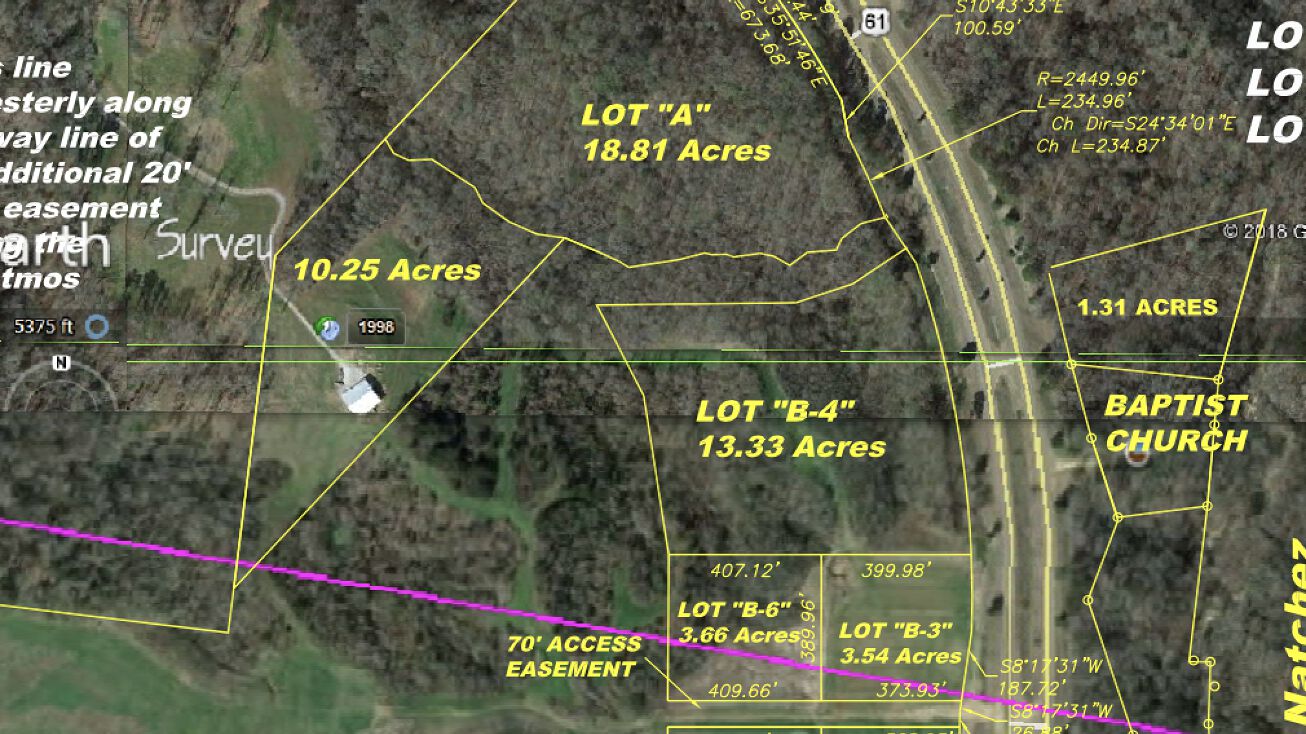 LOT E2B Hedges Dev Hwy 61 South, Natchez, MS 39120