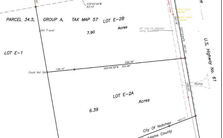 Pictures of Land property located at LOT E-2C Hedges Development Hwy 61 South, Natchez, MS 39120 for sales - image #1