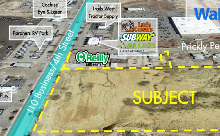 Pictures of Land property located at i-10 Business/4th street, benson, AZ 85602 for sales - image #1