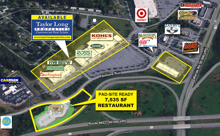 Pictures of Retail, Land property located at 120-475 Simons Run, Lynchburg, VA 24502 for sales - image #1