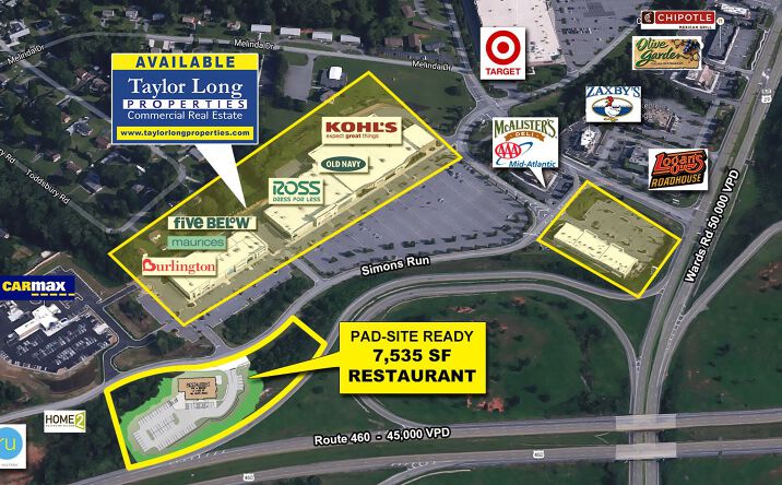 Pictures of Retail, Land property located at 120-475 Simons Run, Lynchburg, VA 24502 for sales - image #1