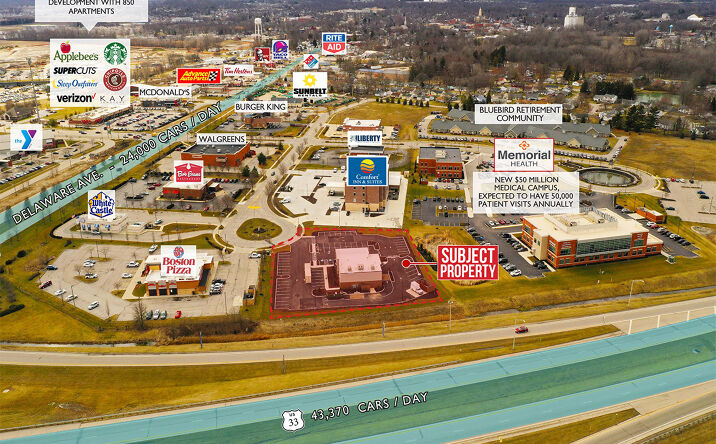 Pictures of Retail property located at 1099 Lydia Dr, Marysville, OH 43040 for comps - image #1