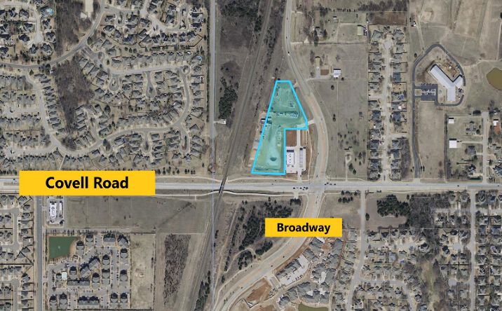 Pictures of Land property located at NW/Corner of Broadway and Covell Road, Edmond, OK 73034 for sales - image #1